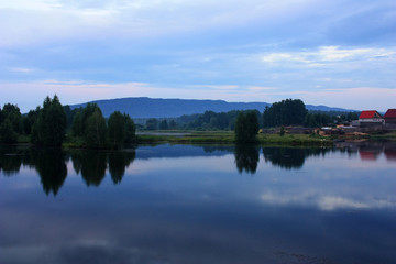 Pond in the village