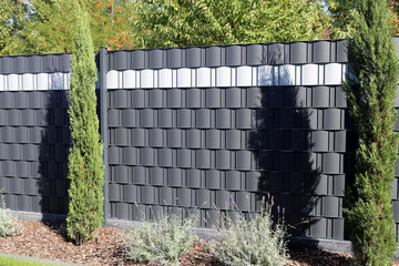 Modern high-quality privacy fence