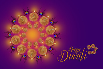 Indian festival Diwali , lamp