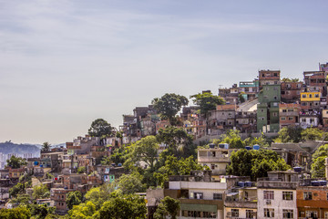 Fototapeta na wymiar Details of the hill of pleasures in Rio de Janeiro - brazil