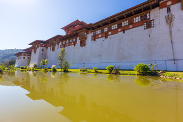 Naklejka premium Punakha Dzong, Bhutan.