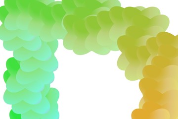 Gradient fluid shape background