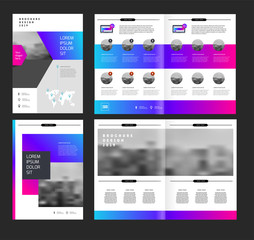 Vector brochure template