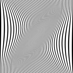 Wavy lines texture. Striped background.