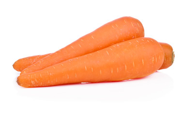 Carrots isolated on white background