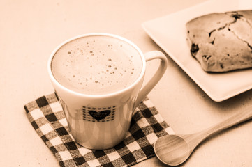 コーヒータイム（セピア）