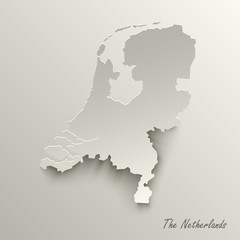 Obraz premium Abstract design map Kingdom of the Netherlands template