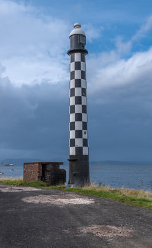 The Old West Quey Beacon Lighthouse at Port Glasgow