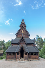 Fototapeta na wymiar Norwegian Stave Church