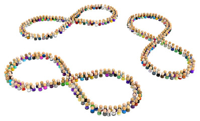 Cartoon Crowd, Infinity Loops