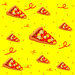Pattern candy on the  background