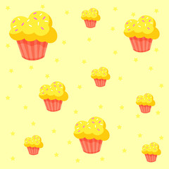 Pattern candy on the  background