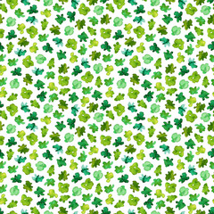 Green seamless pattern.