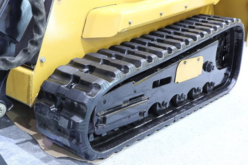Rubber crampons  in tractor