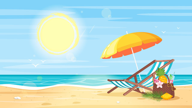 tropical island sea shore