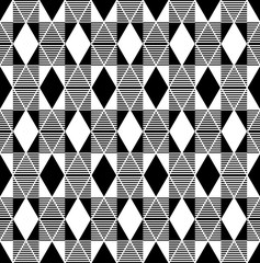 Seamless harlequin pattern. Geometric texture. - obrazy, fototapety, plakaty