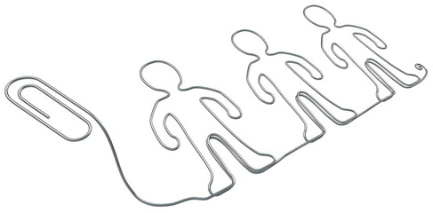 Paperclip Figures Triple