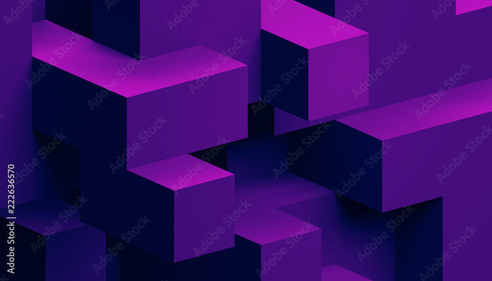 Sticker abstract 3d rendering of a modern geometric background. minimalistic design for poster, cover, brand