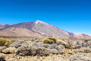 Parque Nacional del Teide, from the south side. Beautiful, dry, more like a desert. Tenerife, Canary Islands