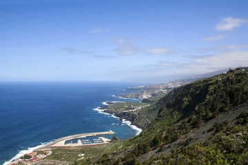 Fototapeta premium The coast of Tenerife, north of the island. Canary Islands.