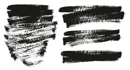 Paint Brush Background High Detail Abstract Vector Background Set 79