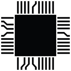 computer microchip electronic component