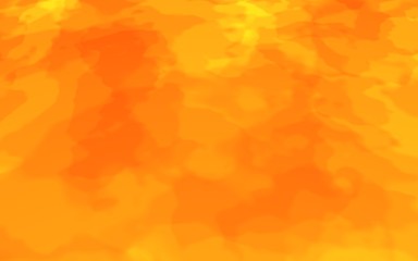 Abstract Fire Background with Flames. Wall of Fire. Glare on the water. 3D illustration