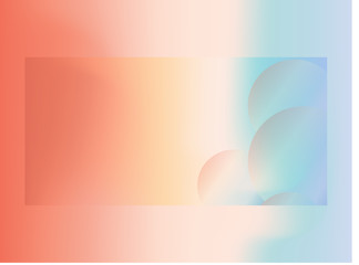 Minimal geometric background. Gradient shapes composition.
