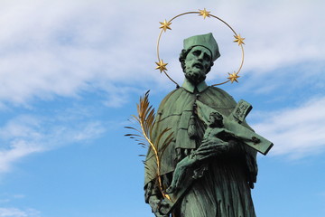 Statue des Nepomuk, Karlsbrücke (Prag)
