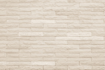 Seamless Cream pattern of decorative brick sandstone wall surface with concrete of modern style...