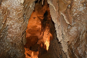 SCENERY FROM INSIDE A CAVE