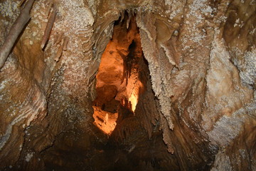 SCENERY FROM INSIDE A CAVE