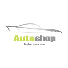 Modern logo design autoshop vector illustration for your company