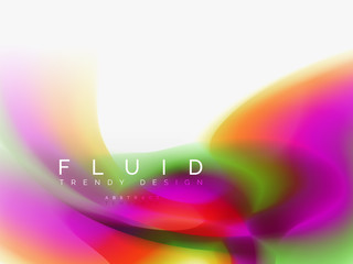 Background abstract fluid colors design