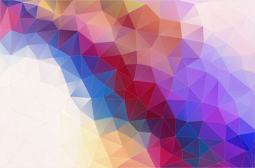 Flat abstract triangle banner. Vector Background