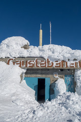 top station - gaustabanen ski lift - gaustatoppen, norway