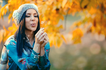 Making A Dandelion Wish