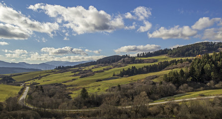 Fototapeta premium Road in Slovakia 2