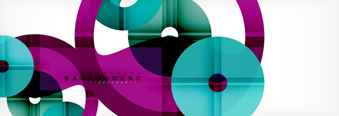 Fototapeta premium Modern geometrical abstract background