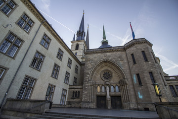 Fototapeta na wymiar Notre-Dame Cathedral (Luxembourg)