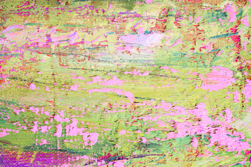 Artists oil paints multicolored closeup abstract background