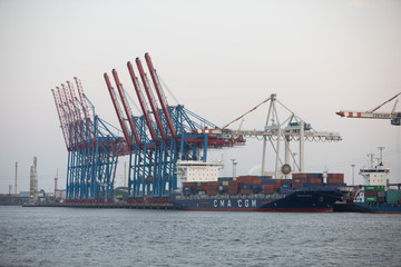 Fototapeta premium container cranes