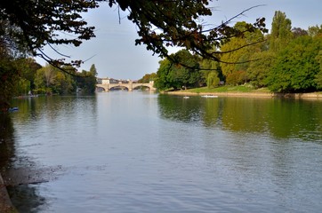 A bridge over the river Po