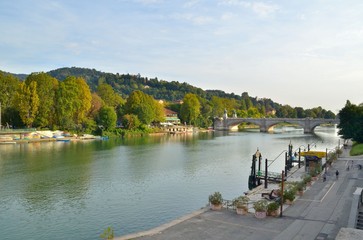 The river Po in Turin
