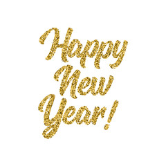 Happy new year lettring