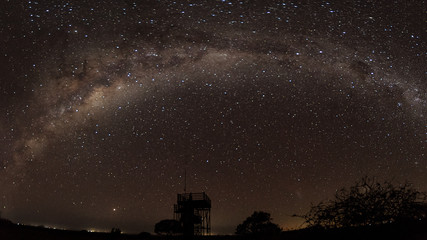 Landscapes of South Africa with the Milky Way 