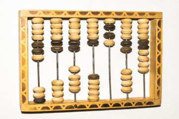 abacus tool for accountants old for background design