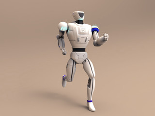 Robot corriendo