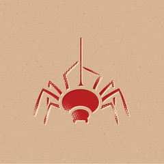 Halftone Icon - Spider