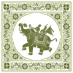 Obraz premium Elephant, festival , Jaipur, Royal Rajasthan, India, Asia
